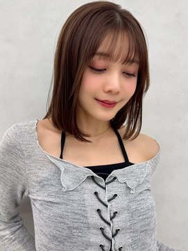 ショート/ボブ/髪質改善/脱白髪染め/白髪ぼかしハイライト