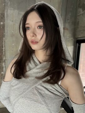 ヨロ 渋谷(YOLO) 韓国ヘアーハッシュカットレイヤーカットハイライトカラー