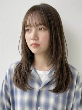 キビト(kibito) ロングレイヤーカットストレートアイロンワンカールコテ38mm新宿