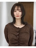 切りっぱなしロブ / 顔まわりレイヤー