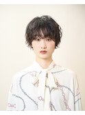 大人ニュアンスショートパーマ