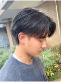 毛流れセンターパート×ニュアンスパーマ【八王子】