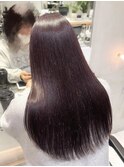 艶々ラベンダーブラウンカラー