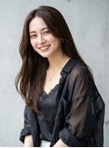 大人可愛い20代30代40代ロングレイヤーグレージュ