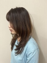 トワ 函館店(TOWA)&nbsp;ふんわりレイヤー モカブラウン