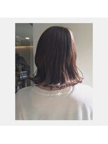 ナック ウメダ(knack UMEDA)&nbsp;クリーミーベージュ×切りっぱなしロブguest snap◎20代30代40代