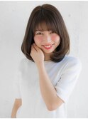 小顔レイヤーボブ