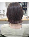 【ホロホロHair】切りっぱなしボブ