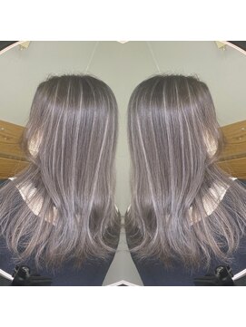 メリー ひたちなか(MERRY) フェザーロング×ボルドー☆色香艶めく大人女子ロング