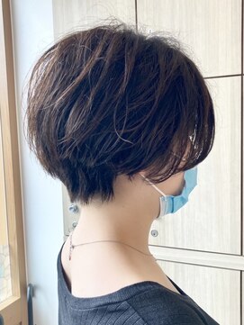 エス ハート オブ ヘアー 名東店(Heart of HAIR) 【ES 田中】 Summer Style #13 前髪無しショート似合わせカット