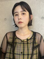 オーオ シカシカ(OOO YY)&nbsp;ニュアンス顔まわりボブ