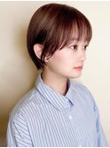 可愛い!!丸みショート
