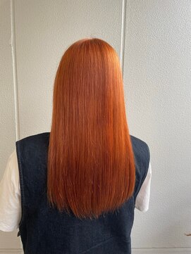 ガリカ シーム(Gallica/SEAM) 【桑原雪音】韓国風艶感派手髪オレンジ/暖色系カラー<原宿>