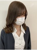 ブリーチ無しオリーブベージュ