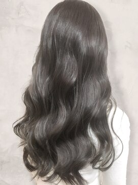 モッズヘア 足利(mod'hair) 大人可愛い髪質改善カラー暗髪グレージュ透明感