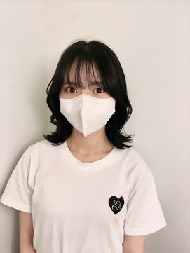 シェノン 表参道(CHAINON) 前髪カタログ/マチルダボブ/ピンクベージュ/丸型/