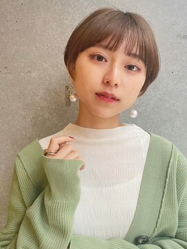 アッシュ 笹塚店(Ash) ミニウルフ/くすみブルー/イヤリングカラー/韓国ヘア[U24/笹塚]