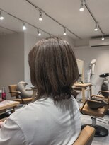 クラップス 上大岡(CLAPS)&nbsp;くびれレイヤー/くびれミディアム/ハイライト/グレージュ