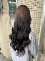 ミラシィ 稲毛(Mirashy)&nbsp;《ミルクティー×ブラック》ルーツカラー♪