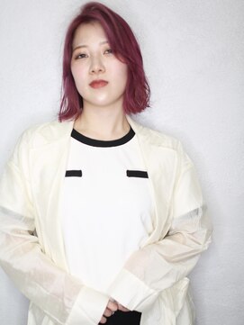 バース(BIRTH) 天神【BIRTH】かきあげバング外ハネウェーブウエットヘア