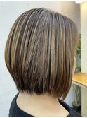 ショートボブ/ハイライト