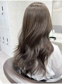 【adept北千住エリ】ふわっとロングレイヤー×アッシュベージュ