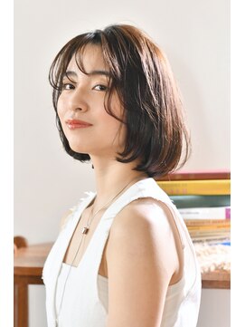 アーツオファ 町田(arts ofa) 【artsofa町田】前上がりナチュラルボブ/白髪染め