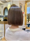 イメチェン外ハネボブ美髪ワイドバングレイヤー髪質改善縮毛矯正