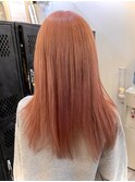 美髪ペールピンク×ハイトーン