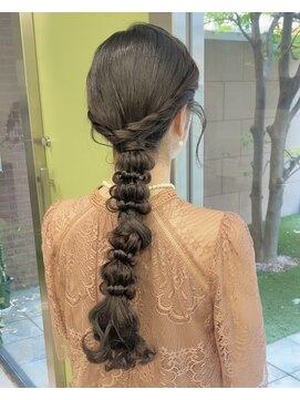 ノー バイ イオエ 西梅田(no. by ioe) ブリーチなしカラー/髪質改善/ミルクティーベージュ/小顔ヘア