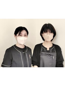 【女性スタイリストみの在籍】会話を楽しみながらお客様の美しさを引き出すお手伝いをいたします♪