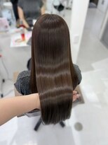 ハピネス 梅田茶屋町店(HAPPINESS)&nbsp;韓国風/レイヤーカット/顔周り/顔まわり/髪質改善/ベージュ