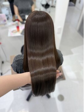 ハピネス 梅田茶屋町店(HAPPINESS) 韓国風/レイヤーカット/顔周り/顔まわり/髪質改善/ベージュ