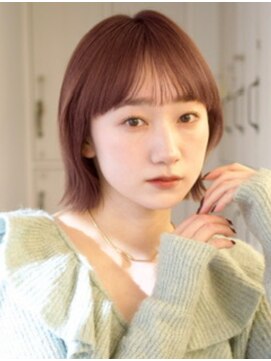 ガーデンヨコハマエスト(GARDEN YOKOHAMA est) 切りっぱなしボブレイヤー似合わせカットフルバングくびれヘア