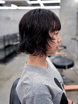 トゥコ(tuco)&nbsp;ボブレイヤー　パーマ　ニュアンスパーマ　前髪パーマなし