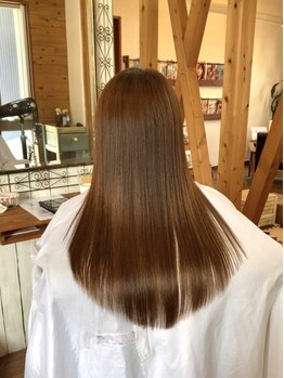 チェリーコークガーデン(CHERRYCOKEGARDEN)の写真/【ボリューム感&手触り改善!!】2typeの縮毛矯正で状態別に最善のアプローチ♪前髪のみの施術もオススメ◎