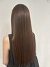 【髪質改善】ヘアリセッターcut+カラー+髪質改善 X treatment  ￥12900円