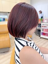 モリオ フロム ロンドン 成増店&nbsp;【morio成増/児玉】丸みボブ　ベリーレッドブラウン