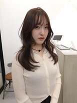 イル 天神西通り店(ill)&nbsp;ミディアムレイヤー/チョコレートブラウン