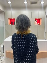 ルージュミュー(ROUGE mieux)&nbsp;白髪ぼかし×セミロング×ハイライト【茗荷谷駅】