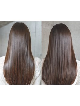 《髪質改善ツヤ髪ストレート/他では味わえない手触りとツヤ感》お悩みをヘアースタジオブービーが解決◎