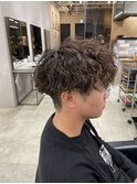 縦落ちツイストスパイラルパーマ