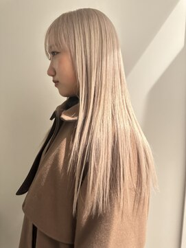 ワンカラー/ブリーチカラー/髪質改善/ハイトーンカラー