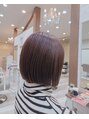 アグ ヘアー ロッコ 南通店(Agu hair rocco) 【ショートボブ】×【ピンクベージュ】