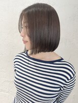 シェリ(Cheri)&nbsp;髪質改善カラー/切りっぱなしボブ/ぱつっとボブ/30代ヘア/横浜駅