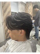 ビカムメンズヘアー 栄店(become men's hair)&nbsp;ニュアンスフェザー/センターパート/韓国ヘア