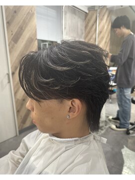 ビカムメンズヘアー 栄店(become men's hair) ニュアンスフェザー/センターパート/韓国ヘア