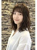 簡単スタイリングふんわりヘア