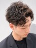 ノーセットでもキマる◎メンズカット＋パーマ