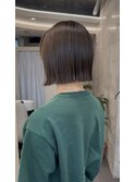 【髪質改善サロンOuje'】まとまり重視の切りっぱなしボブ★